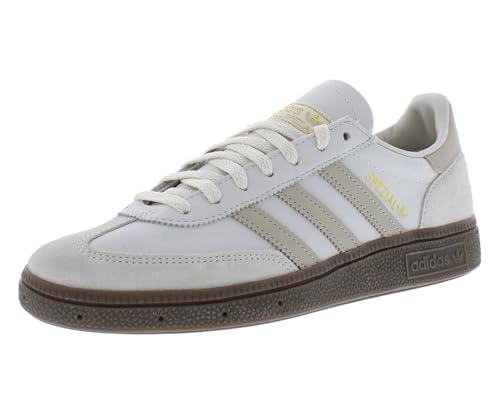 Image of adidas Handball Spezial Suede Womens Shoes Size 9.5, Color: Aluminum /Wonder Beige