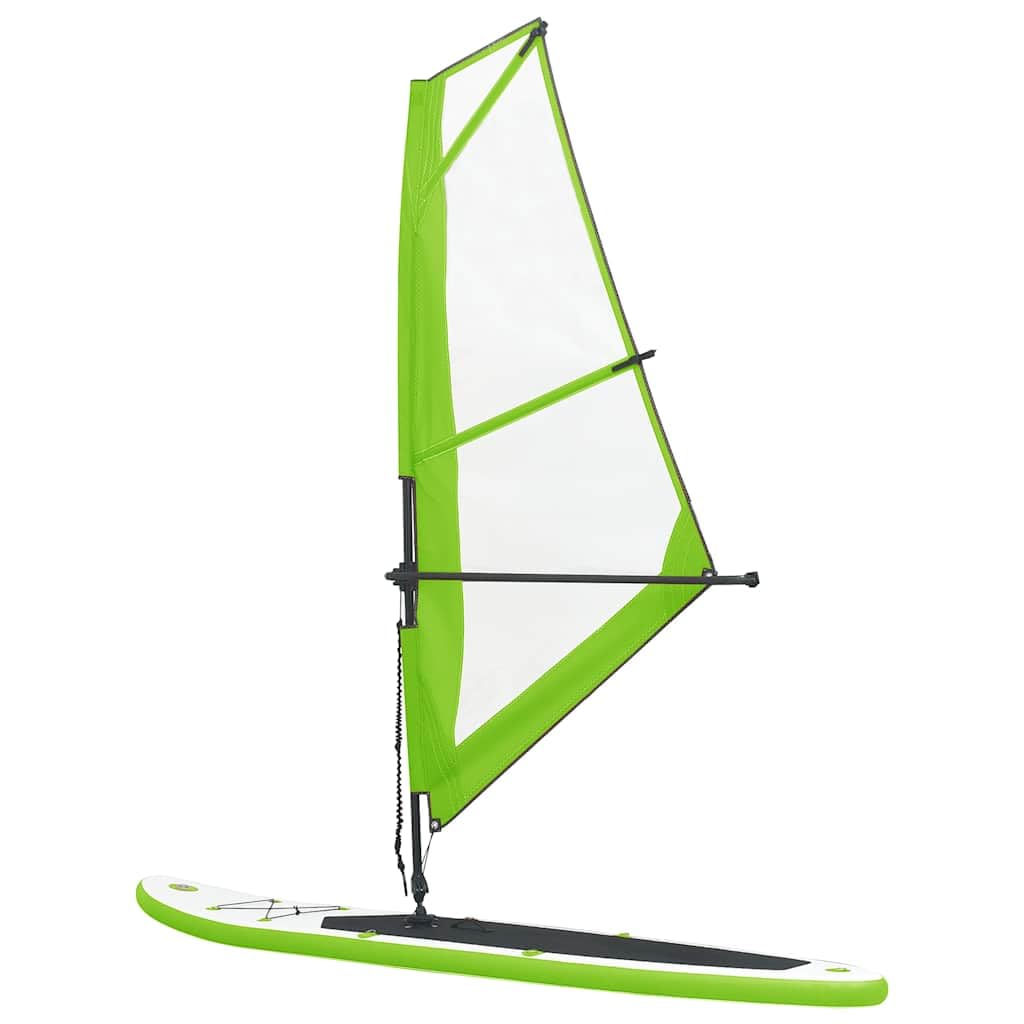 Tabla de surf hinchable con vela de 330 cm, juego completo para deportes acuáticos, incluye bomba, remo, bolsa y kit de reparación