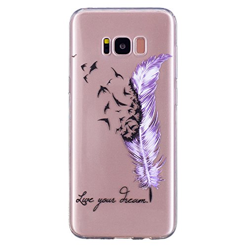 ZXK 3 x Cover Galaxy S8 Silicone, Co Ultra Sottile...