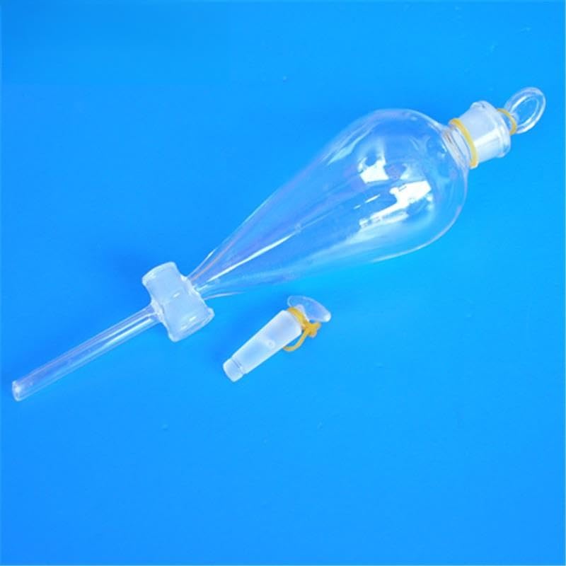 Embudos de decantación de vidrio con tapones y llaves de paso,60 ml–2000 ml