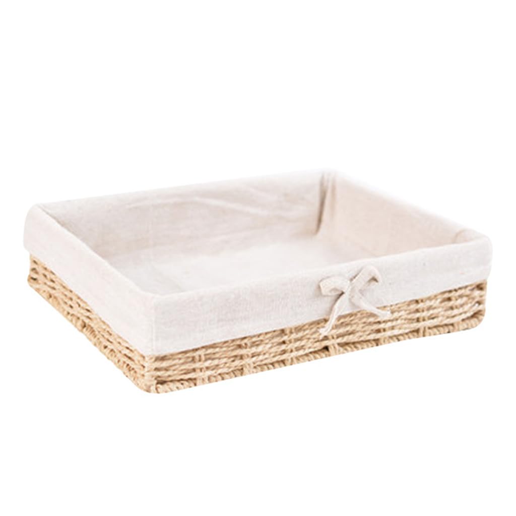 Elnwnnkc Wicker Storage Bin Gifts for Relatives Neighbors or Colleagues Presents for Thanksgiving New Year Other Holiday Wicker Storage Bins for Shelves Large Outdoor
