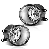 AUTOSAVER88 Fog Lights Compatible with 2007-2014 Camry 2009-2013 Corolla 2006-2012 RAV4 2010-2013 Lexus RX350 & RX450h 2013 GS350 & GS450h & LX570 2006 Scion xA Fog Light Replacement Fog Lamps