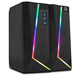 Caixa de som adamantiun nirvan s10a p2 3.5mm estéreo 2.5 3w*2 rgb