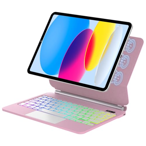 Image of Magic Keyboard Case for iPad 10th or 11th (A16, 2025) Generation,Rose Gold