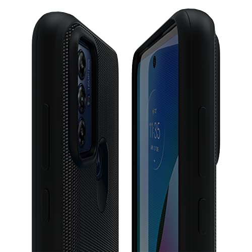 Image of Motorola Moto G Play (2023) Textured Protective Case- Black - Precision fit Shock Absorbing Cases for Enhanced Phone Grip, Style, Drop Protection for Your Moto G-Play 2023