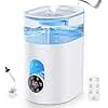 Humidifiers for Bedroom Large Room Home - GloryAir 6L Quiet Top Fill Cool & Warm Mist Humidifier with Smart Humidity Control, Remote Control, 7-Color Light, Humidistat, Oil Diffuser for Plants & Baby