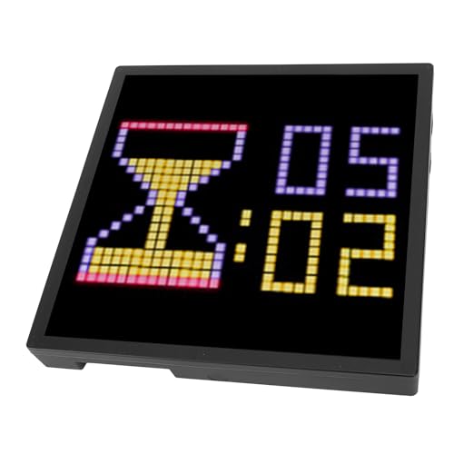 Pixel Art 16X16 Control de Aplicaciones de Pantalla LED, Marco de Imagen de Píxel Digital Personalizable de Bricolaje con Control de Aplicaciones para la Decoración de la Sala