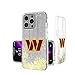 Keyscaper Washington Commanders Text Backdrop Design Glitter Case for iPhone