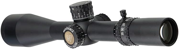 Nightforce ATACR 7-35x56mm F2 Black Riflescope - Second Focal Plane (SFP), DigIllum Illuminated Reticle, ZeroStop, Adjustable Parallax, Long Range Precision Scope