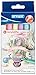 Produktbild Stylex 32818 - Acrylstifte, pastell, 6 Stück, in den Farben ivory, orange, mint, azur, rose, flieder, Strichstärkte 1 - 2 mm, zum dauerhaften Beschriften von Stein, Glas und Stoff