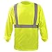 Long Sleeve T-Shirt, L, ANSI Class 2
