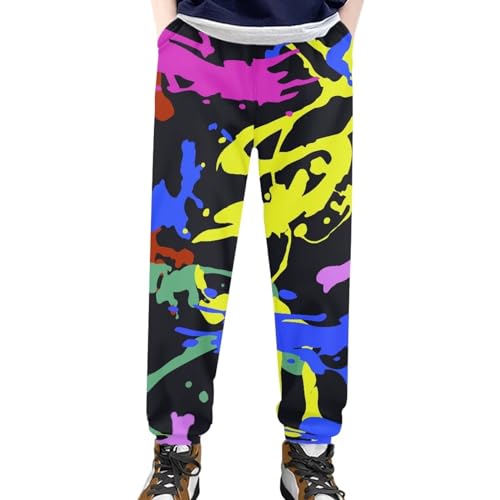 Boys' Sweatpants Active Yoga Pants Super Soft Athletic Performance Jogger Pants Size 4-15