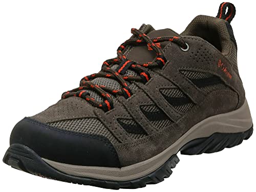 Columbia Men's Crestwood Hiking Shoe, camo Brown, Heatwave, 9.5 Wide