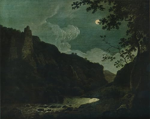 Peinture abstraite Dovedale poster 60x90cm pour décoration de la chambre