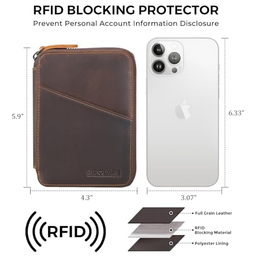 Polare Original POLARE LEATHER PASSPORT WALLET Polare Full Grain Leather Travel Passport Wallet Rfid Blocking Passport Holder Soft Bifold Cover Case thumb #4