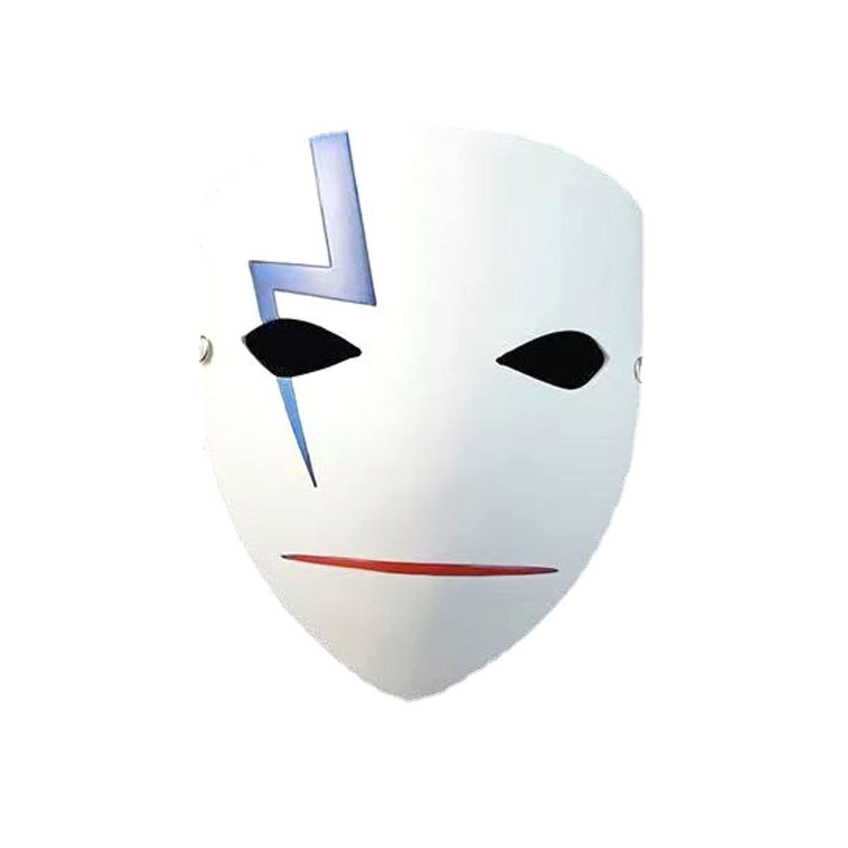 MOHDHAFHworks Darker Than Black Mask Resin Full Face Mask Cosplay Costume Props for Halloween Party