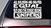 Produktbild Celycasy Aufkleber für Snipers All Soldiers Equal, 15,2 cm, E646 Military Assault Life Molon Labe