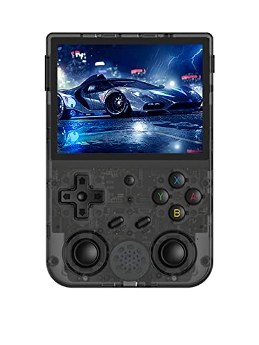 Consola Retro Portátil RG353V – Pantalla IPS 3.5″ Laminada, Linux, 2 Joysticks, 64 GB Con 15000+ Juegos, Batería 3200 MAh