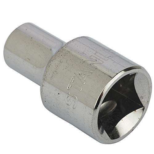 Image of STANLEY 1-86-540 Chrome Vanadium Steel 12 Point Standard Socket 1 /2 inch8 mm Silver