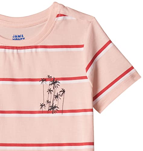 Image of Amazon Brand - Jam & Honey Boys 100% Cotton Printed Half Sleeves T-Shirt | Age 2-12 Years