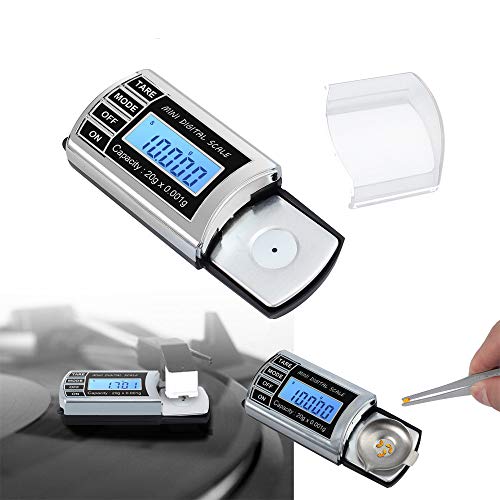 Scales Plattenspieler Stylus Tracking Force Manometer Für Tonarm Phono Patrone 20g 0,001g Skala, Splitter