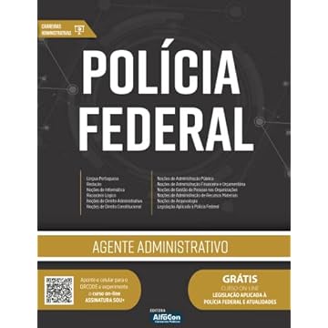 Capa do livro Agente Administrativo da Policia Federal - PF