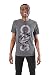 Ultra Game Men's NBA Upright Logo Short Sleeve Tee Shirt, Cleveland Cavaliers, Charcoal Heather, Small