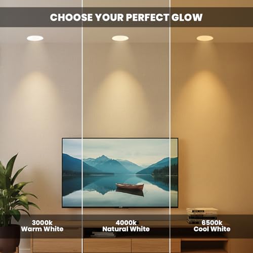 Image of Havells Crysta Deco Cob 18W 4K White,Led-Spotlights,Energy Efficient,Long Life of 25000 Burning Hours,Beam Angle of 36,Metal Body Cob with Independent Driver,Natural Daylight (4000K) Pack of 10