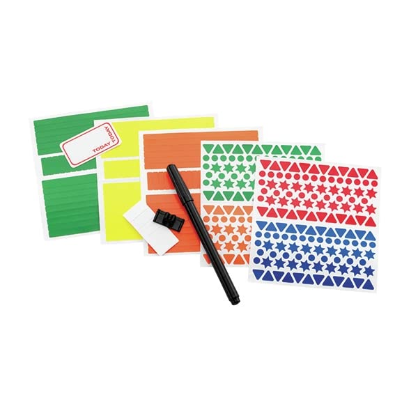 Sasco Year Planner Stickers Kit (for use with Sasco Planners) 70080 + free finchley refill pen
