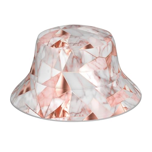 Chapeau bob réfléchissant HYTTER noir et or rose avec protection pour activités outdoor