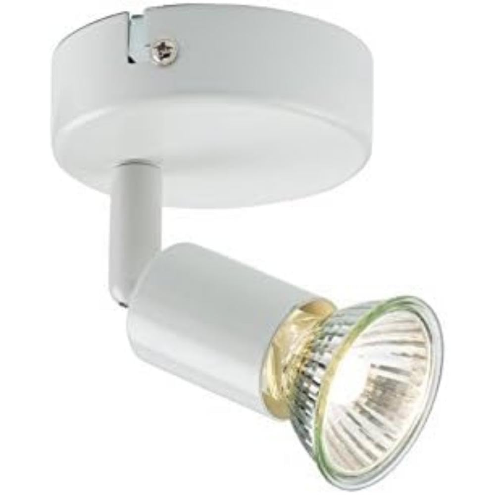Knightsbridge 230V GU10 Single Spotlight-White