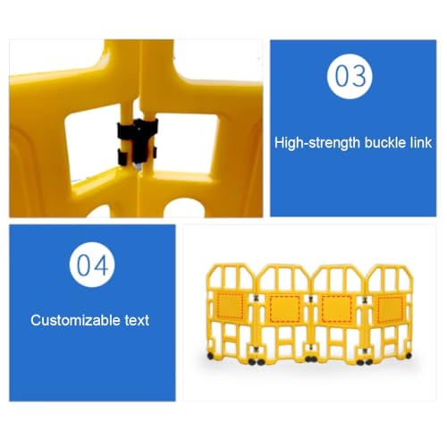 Barrière de sécurité portable extensible pliable extérieure trafic - 6