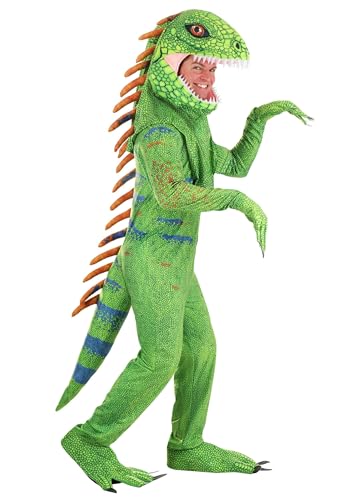 Adult Iguana Fancy Dress Costume Medium