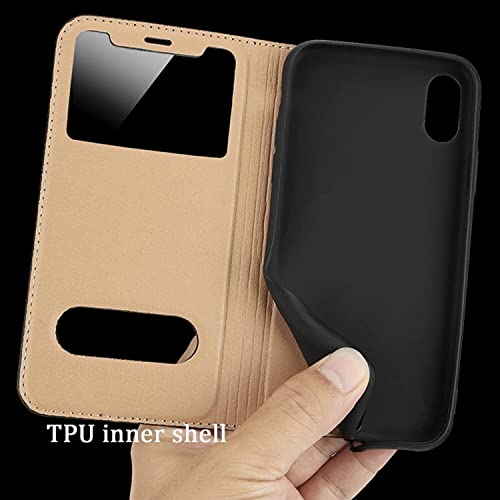 Étui à rabat en cuir de vache pour iPhone 13 Pro Max - 5