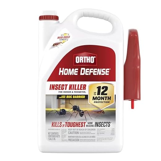 Ortho Home Defense Insect Killer for Indoor & Perimeter2 Ready-To-Use - With Trigger Sprayer, Long-Lasting Control, Kills Ants, Cockroaches, Spiders, Fleas & Ticks, Non-Staining, Odor Free, 1 gal.