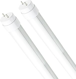 F15T8 LED Replacement Bulb,7W,5000K Daylight White,F15T8 LED Tube Light Rotatable End Caps,Frosted Cover,85-265VAC (120V 2Pack).