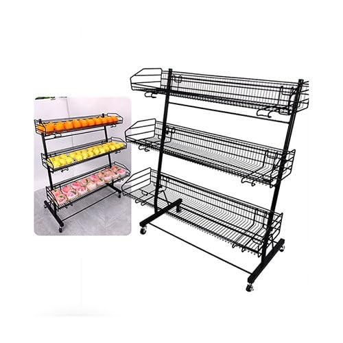 Süßigkeiten-Präsentationsständer, Metall-Snack-Präsentationsständer, Arbeitsplatten-Organizer, Snackregal für Küche und Laden, perfekt für Süßwaren und Snack-Präsentation