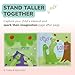 Tickle & Main Big Brother Gift Set with Dinosaur Plush & Storybook - Green Cotton Plush, 7