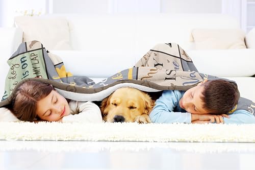 Cozy Dog Mum Blanket - Perfect Gift for Dog Lovers, 150x130cm - Image 3