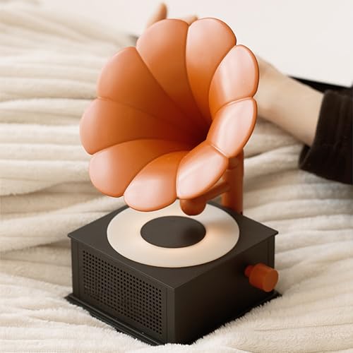 Enceinte Gramophone Vintage design rétro chic et son stéréo d'exception pour salon - 3