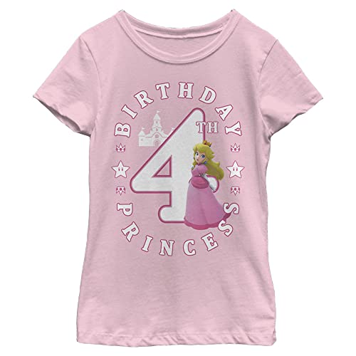 Nintendo Girl's Peach Birthday 4 T-Shirt