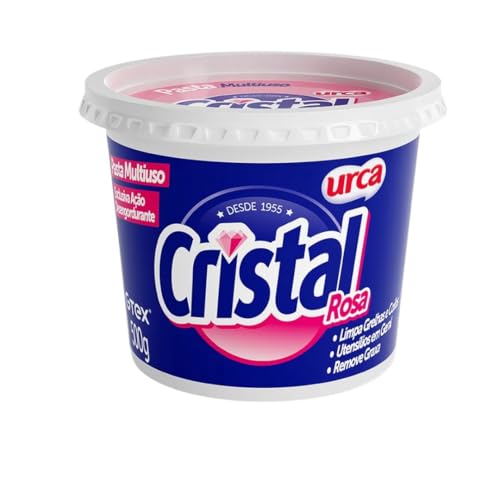 Pasta Limpeza Cristal Rosa Urca Multiuso 500g