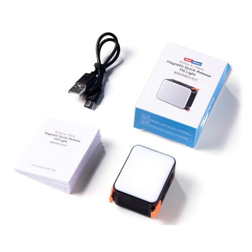 Luz de relleno LED magnética para creadores de contenido en ruta y aventuras bajo la lluvia