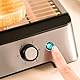 Cecotec Horizontaler Toaster - Flacher Toaster 3 Widerstände NiceSlice Inox. 1000W, Alle Arten von Brot oder Gebäck, Quarzwiderstände, Edelstahl-Oberflächen, 6 Bräunungsstufen.