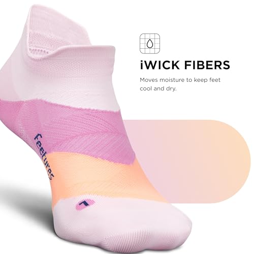 Image of Feetures Elite Light Cushion Mini Crew Sock - Sport Sock with Targeted Compression