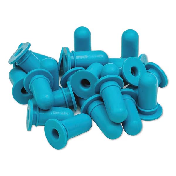 Filler, Rubber, 3mL Cap., 1.6" H, PK24, Mfr: HS20629B-A