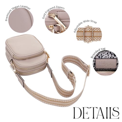 Image of Mali+Lili, Josie Triple Zip Crossbody Bag