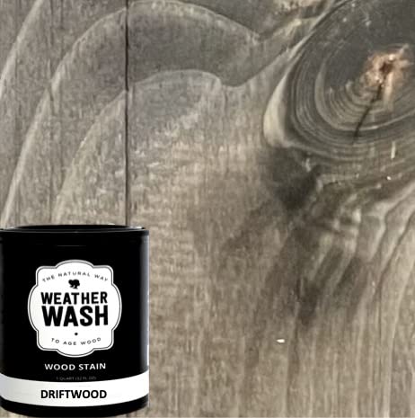 Driftwood Interior Weatherwash Transparent Aging Wood Stain (Gallon)
