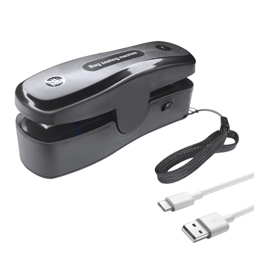 Joherizy Mini Bag Sealer with Cutter,Rechargeable 2 in...