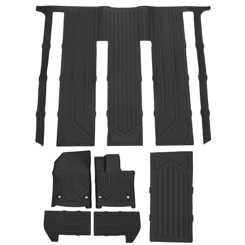 X AUTOHAUX アルファード ヴェルファイア 40系用フロアマット カスタムフィット 防水 全天候型保護 TPE 車用フロアライナー 6枚